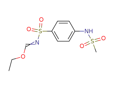 N-[1-Ethoxy-meth-(E)-ylidene]-4-methanesulfonylamino-benzenesulfonamide