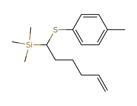 1-p-tolylthio-1-trimethylsilyl-hex-5-ene