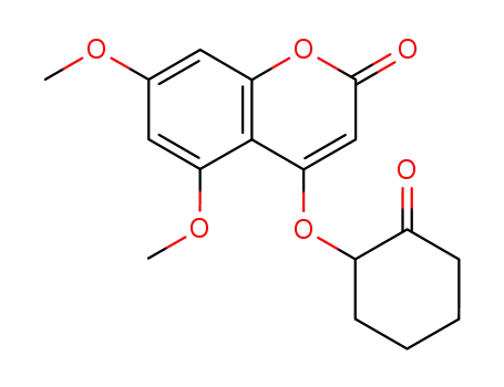 5,7-Dimethoxy-4-(2-oxo-cyclohexyloxy)-chromen-2-one