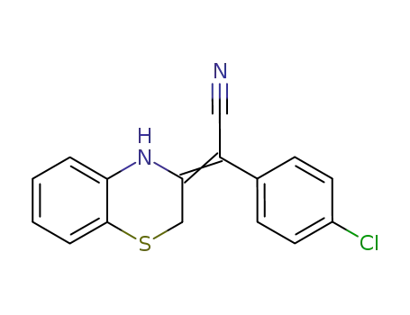 (2H-1,4-benzothiazin-3(4H)-ylidene)(4-chlorophenyl)acetonitrile