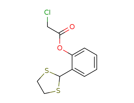 2-(2-chloroacetoxyphenyl)-1,3-dithiolane