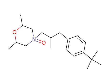 Molecular Structure of 67306-61-0 (4-[3-(4-<i>tert</i>-butyl-phenyl)-2-methyl-propyl]-2,6-dimethyl-morpholine 4-oxide)