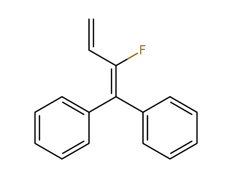 Molecular Structure of 88069-89-0 (Benzene, 1,1'-(2-fluoro-1,3-butadienylidene)bis-)
