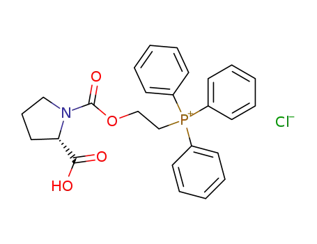 N-<2-(Triphenylphosphonio)ethoxycarbonyl>prolin-chlorid