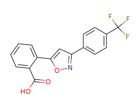 2-<3-<4-(trifluoromethyl)phenyl>isoxazol-5-yl>benzoic acid