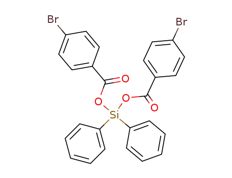 Molecular Structure of 129459-85-4 (Benzoic acid, 4-bromo-,diphenylsilylene ester (9CI))
