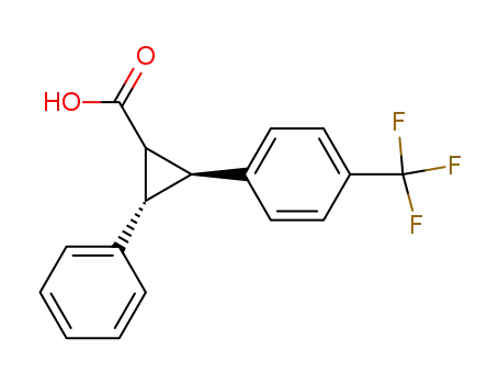 (E)-2-phenyl-3-<p-(trifluoromethyl)phenyl>cyclopropanecarboxylic acid