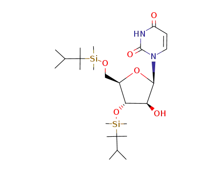 1-<3',5'-bis-O-<dimethyl(1,1,2-trimethylpropyl)silyl>-β-D-arabinofuranosyl>uracil