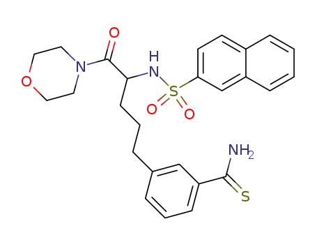 3-[5-Morpholin-4-yl-4-(naphthalene-2-sulfonylamino)-5-oxo-pentyl]-thiobenzamide