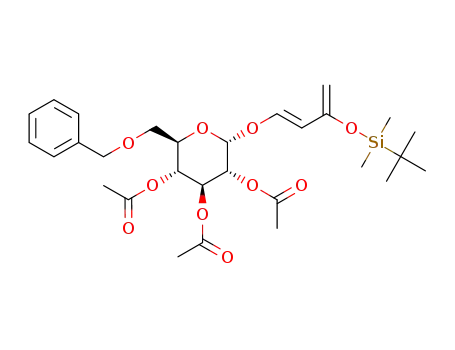 (E)-1-(6'-O-Benzyl-2',3',4'-tri-O-acetyl-α-D-glucopyranosyloxy)-3-(t-butyldimethylsiloxy)buta-1,3-diene