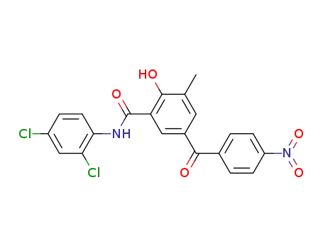 Benzamide,
N-(2,4-dichlorophenyl)-2-hydroxy-3-methyl-5-(4-nitrobenzoyl)-