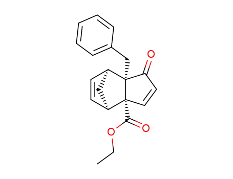 ethyl 6-benzyl-5-oxo-endo-tricyclo<5.2.1.0<sup>2,6</sup>>deca-3,8-diene 2-carboxylate