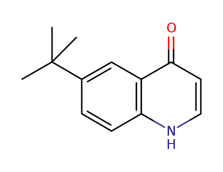 Molecular Structure of 444609-92-1 (6-tert-Butyl-quinolin-4-ol)