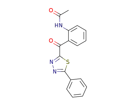 N-(2-(5-Phenyl-1,3,4-thiadiazole-2-carbonyl)phenyl)acetamide