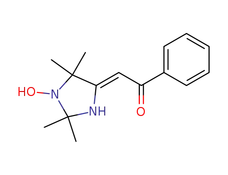 2-[1-Hydroxy-2,2,5,5-tetramethyl-imidazolidin-(4Z)-ylidene]-1-phenyl-ethanone
