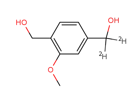 Molecular Structure of 79236-98-9 (1-hydroxymethyl-4-hydroxy-<D2>-methyl-2-methoxybenzene)