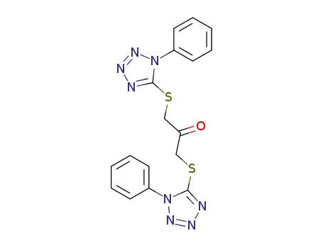 1,3-bis<1-phenyl-5(1H)-tetrazolylthio>propan-2-one