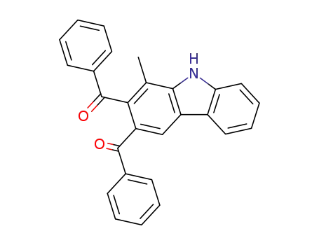 (1-Methyl-9H-carbazole-2,3-diyl)bis(phenylmethanone)