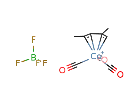 Molecular Structure of 128205-88-9 ({(η4-2-methyl-1,3-pentadiene)cobalt(carbonyl)3} tetrafluoroborate)