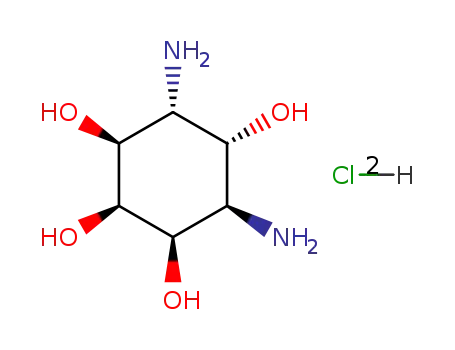 Molecular Structure of 16656-63-6 (4,6-diaminocyclohexane-1,2,3,5-tetrol)