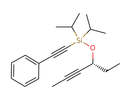 (hex-4-yn-3-yloxy)diisopropyl(2-phenylethynyl)silane