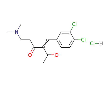 3-[1-(3,4-Dichloro-phenyl)-meth-(Z)-ylidene]-6-dimethylamino-hexane-2,4-dione; hydrochloride