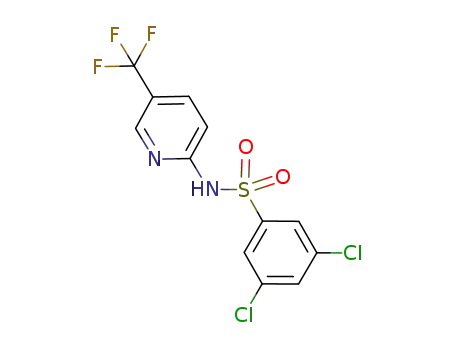 C<sub>12</sub>H<sub>7</sub>Cl<sub>2</sub>F<sub>3</sub>N<sub>2</sub>O<sub>2</sub>S