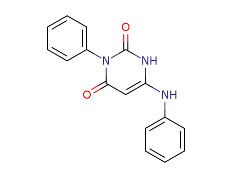 2,4(1H,3H)-Pyrimidinedione, 3-phenyl-6-(phenylamino)-