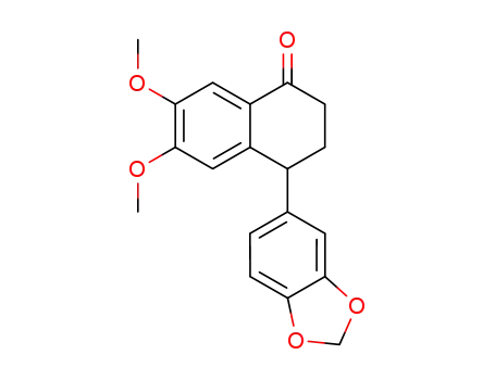 6,7-dimethoxy-4-(3,4-methylenedioxyphenyl)-3,4-dihydronaphthalen-1(2H)-one