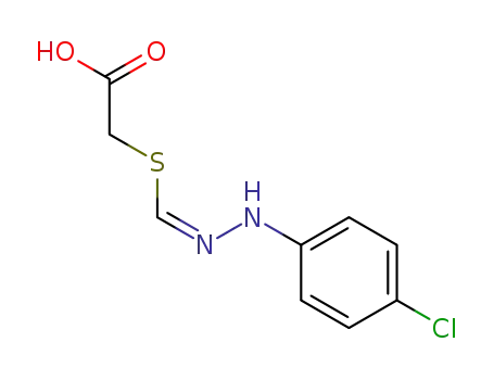 Acetic acid, [[[(4-chlorophenyl)hydrazono]methyl]thio]-
