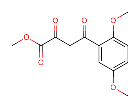 Molecular Structure of 70935-15-8 (METHYL 4-(2,5-DIMETHOXYPHENYL)-2,4-DIOXOBUTANOATE)