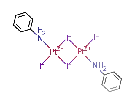 diplatinum(II) bis(phenylamine)(μ-iodo) diiodide
