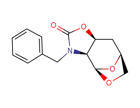 3-benzyl-(1,6-anhydro-2,3,4-trideoxy-β-D-lyxo-hexopyrano)-<2,3-d>-oxazolidin-2-one
