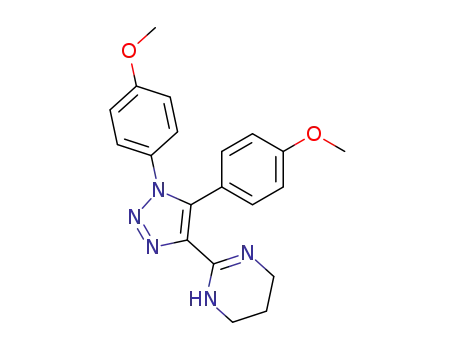 Pyrimidine,
2-[1,5-bis(4-methoxyphenyl)-1H-1,2,3-triazol-4-yl]-1,4,5,6-tetrahydro-