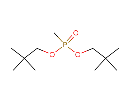 Molecular Structure of 53803-21-7 (Phosphonic acid, methyl-, bis(2,2-dimethylpropyl) ester)