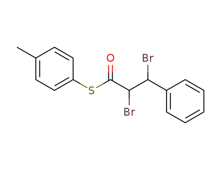 p-thiocresyl α,β-dibromohydrocinnamate