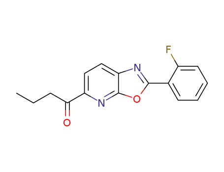 5-Butanoyl-2-(2-fluorophenyl)oxazolo<5,4-b>pyridine