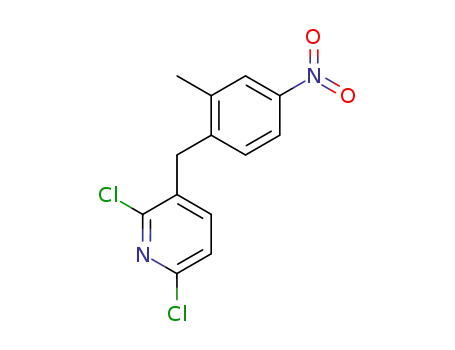2,6-Dichloro-3-[(2-methyl-4-nitrophenyl)methyl]pyridine