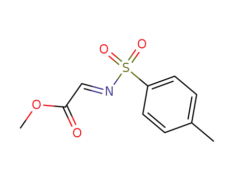 Molecular Structure of 89366-20-1 (Acetic acid, [[(4-methylphenyl)sulfonyl]imino]-, methyl ester)
