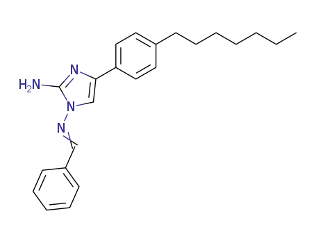 4-(4-Heptyl-phenyl)-N<sup>1</sup>-[1-phenyl-meth-(Z)-ylidene]-imidazole-1,2-diamine