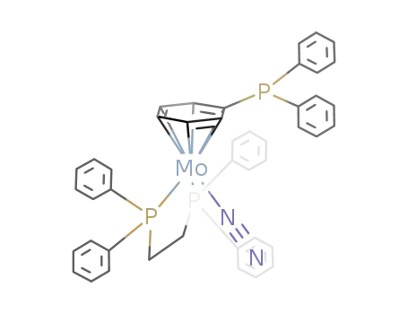 Mo(η6-PhPPh2)(dppe)(N2)