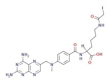 Molecular Structure of 82339-36-4 (lysine-iodoacetylmethotrexate)