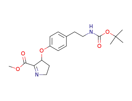 2H-Pyrrole-5-carboxylic acid,
4-[4-[2-[[(1,1-dimethylethoxy)carbonyl]amino]ethyl]phenoxy]-3,4-dihydro-
, methyl ester