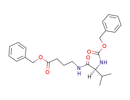 Butanoic acid,
4-[[3-methyl-1-oxo-2-[[(phenylmethoxy)carbonyl]amino]butyl]amino]-,
phenylmethyl ester, (S)-