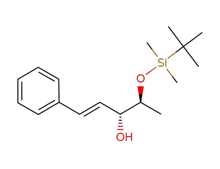 (3R,4S,E)-4-(tert-butyldimethylsilyloxy)-1-phenylpent-1-en-3-ol