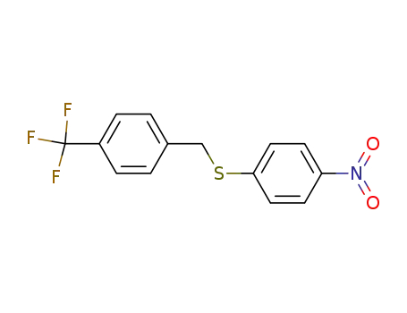 Molecular Structure of 117775-93-6 (4-(Trifluoromethyl)benzyl 4-nitrophenyl sulfide)