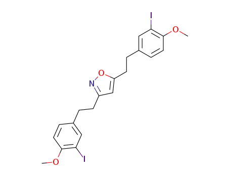 3,5-Bis(3-iodo-4-methoxyphenethyl)isoxazole