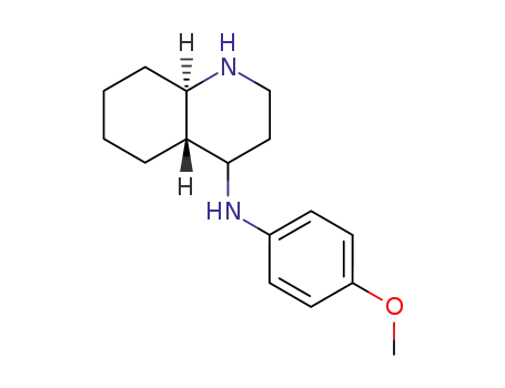 4-Quinolinamine, decahydro-N-(4-methoxyphenyl)-