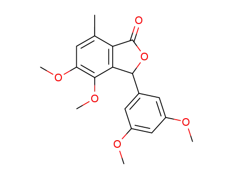 1(3H)-Isobenzofuranone,
3-(3,5-dimethoxyphenyl)-4,5-dimethoxy-7-methyl-