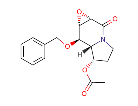 Acetic acid (1aS,5S,5aR,6R,6aS)-6-benzyloxy-2-oxo-octahydro-1-oxa-2a-aza-cyclopropa[f]inden-5-yl ester
